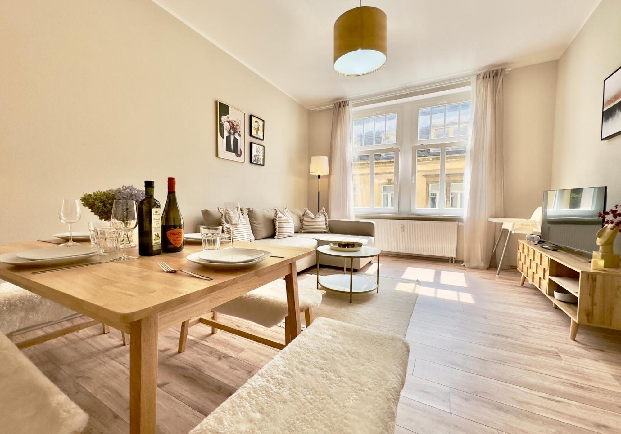 Bautzen Living Appartement - Zentrumslage Parkplatz Babybett Exterior foto